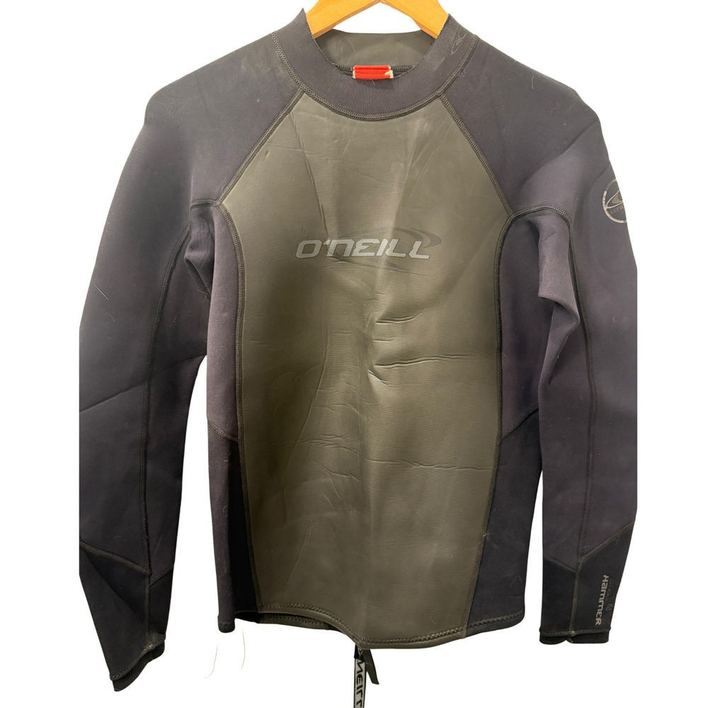 O'Neill Hammer Wetsuit Top Mens Medium Black Neoprene Surf Swim Dive
